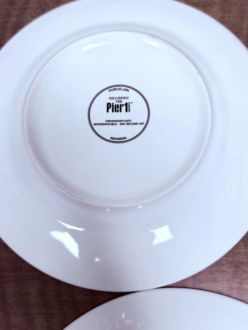 Pier 1 Deer Stag Porcelain Dessert Plates Set of 4 Rustic Woodland Cabin Lodge